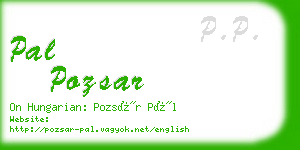 pal pozsar business card